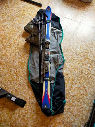 Botas de esquí Salomon y esquís K2