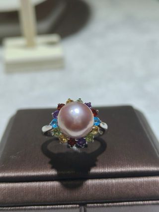 Conjunto Plata 925 Perlas Edison Peach