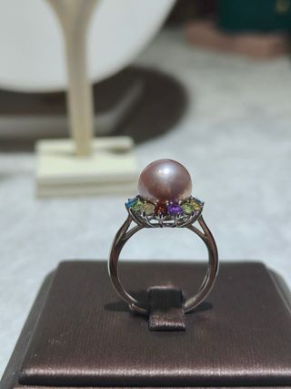 Conjunto Plata 925 Perlas Edison Peach