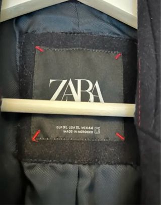 Abrigo zara hombre