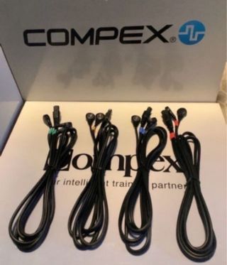 COMPEX 4 CABLES ORIGINAL 6 PINS A SNAP