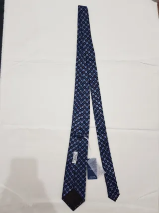 Cravatta Fabio Toma Blu/Marrone