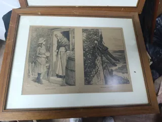 2 Cuadros Florales Vintage