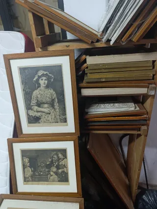 2 Cuadros Florales Vintage