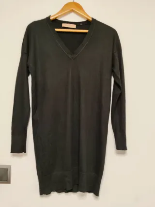 Vestido Twinset Negro Manga Larga