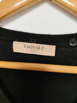 Vestido Twinset Negro Manga Larga
