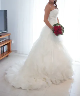 Vestido de Novia Blanco de Clara Novias