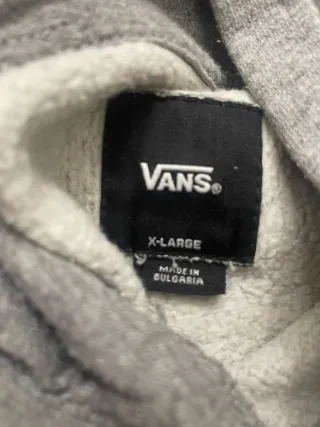 Sudadera Vans Gris con Estampado Camuflaje