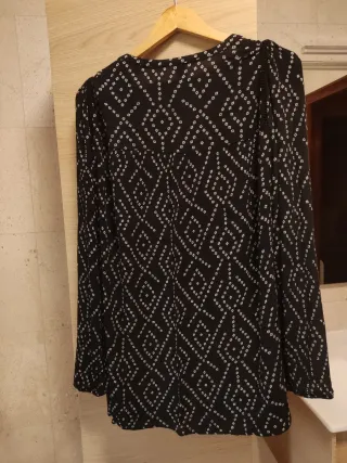 Blusa  manga larga talla grande