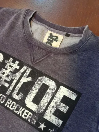 Felpa Shoe uomo, lilla, effetto invecchiato.