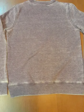 Felpa Shoe uomo, lilla, effetto invecchiato.