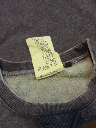 Felpa Shoe uomo, lilla, effetto invecchiato.