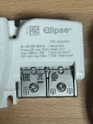 Fuente Alimentación Televés 24V 130mA 2 Salidas