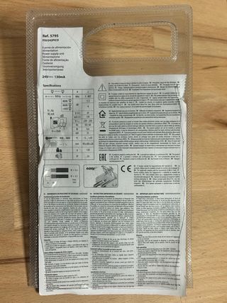 Fuente Alimentación Televés 24V 130mA 2 Salidas