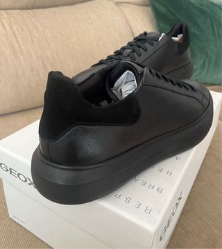 Zapatillas Geox Negras T41 Nuevas