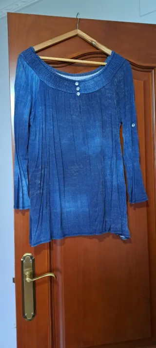 Jersey cuello barco estilo vaquero