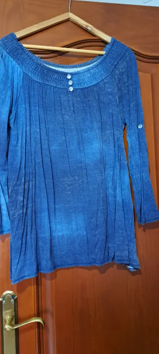 Jersey cuello barco estilo vaquero