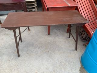 Mesa plegable antigua madera