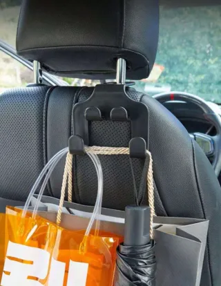 Gancio poggiatesta auto porta telefono