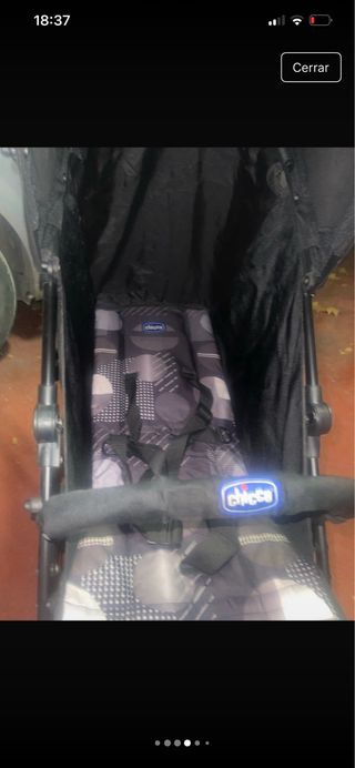 Silleta de bastón plegable