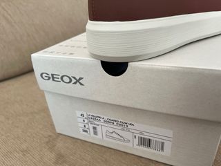 Geox Velletri T41 Marrón/Blanco Zapatillas Nuevas