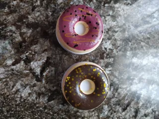 Paletas de maquillaje con forma de donut