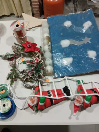 Decoración Navidad Bolas y Corona