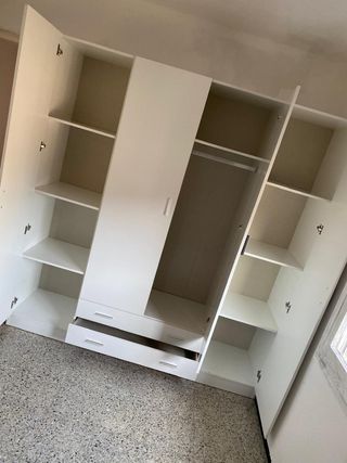 Armario blanco modular