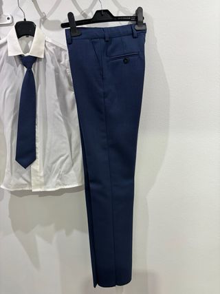 Traje comunión niño azul