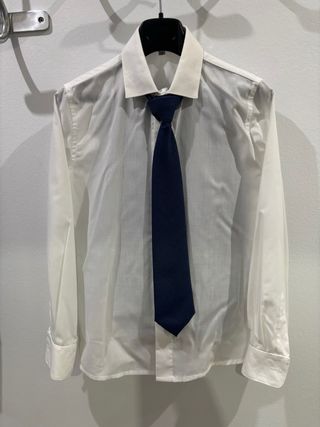 Traje comunión niño azul