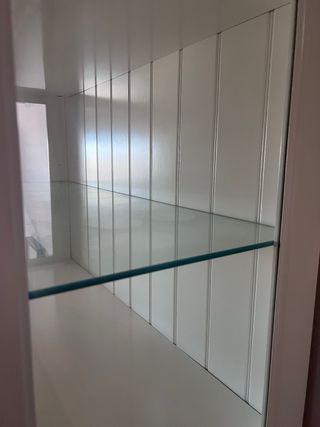 Vitrina Blanca Liatrop Cristal