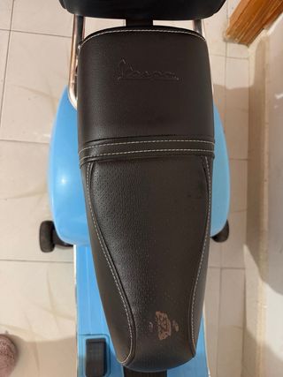 Moto Vespa Eléctrica Azul 12V