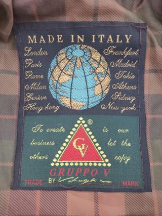 Chaqueta italiana de piel auténtica. Talla XL.