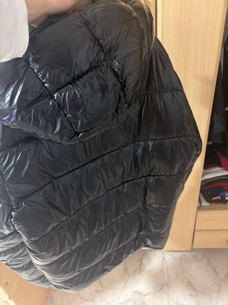 Chaqueta Moncler Negra Brillante