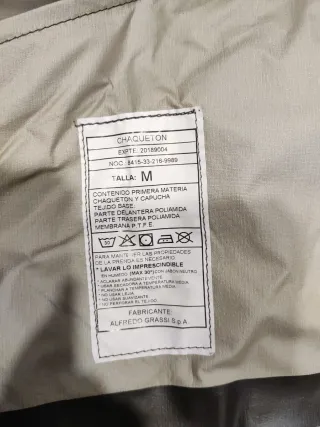 Chaquetón boscoso pixelado Talla M + Pantalón inte