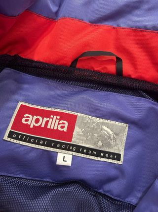 Chaqueta Vintage Racing Aprilia, para los moteros