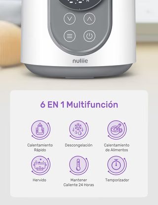 Calienta Biberones Nuliie 6 en 1