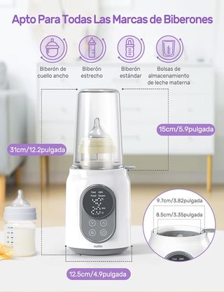 Calienta Biberones Nuliie 6 en 1