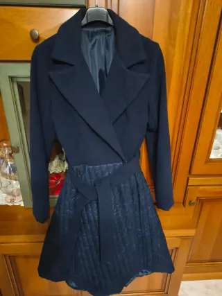 Cappotto donna blu