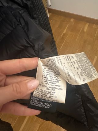 Plumífero Diesel Negro Talla XS