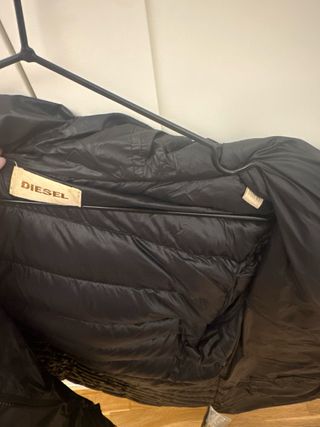 Plumífero Diesel Negro Talla XS