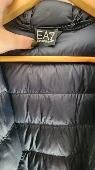 Chaqueta Emporio Armani Azul Plumas, ligera, M-L