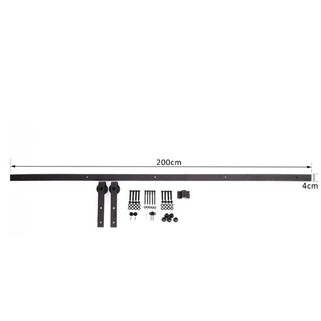 Herraje Puerta Corredera de Madera 200 cm