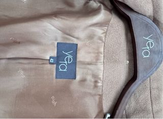 Abrigo Yera Lana Marrón El Corte Inglés