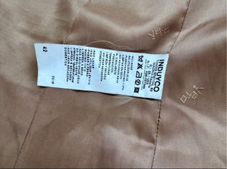 Abrigo Yera Lana Marrón El Corte Inglés