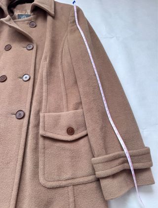 Abrigo Yera Lana Marrón El Corte Inglés