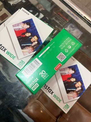 5 Paquetes Fujifilm Instax Wide Film