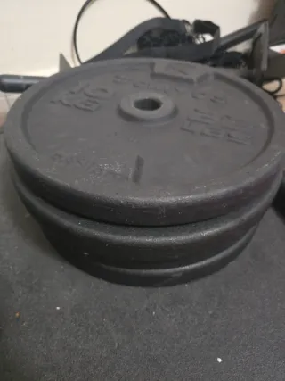 Disco de pesas DOMYOS 10 kg