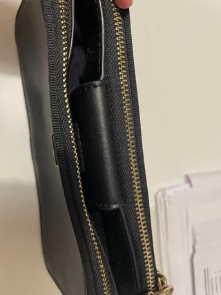 Bolso Cartera Tommy Hilfiger Negro Dorado