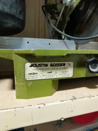 Sierra Ingletadora Agustín Bosser